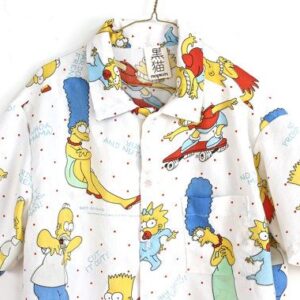 The Simpsons Mens button up napki Mens button up Fashion box The simpsons 1