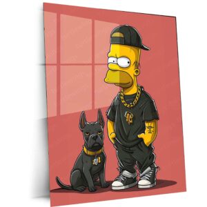 The Simpsons Metal Poster – Iconic Cartoon Wall Art Fun Nostalgic 1