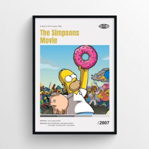 The Simpsons Movie Movie Poster Print Wall Art Unframed 1