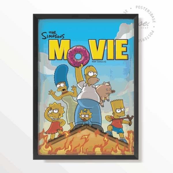 The Simpsons Movie A4 Without Frame 1