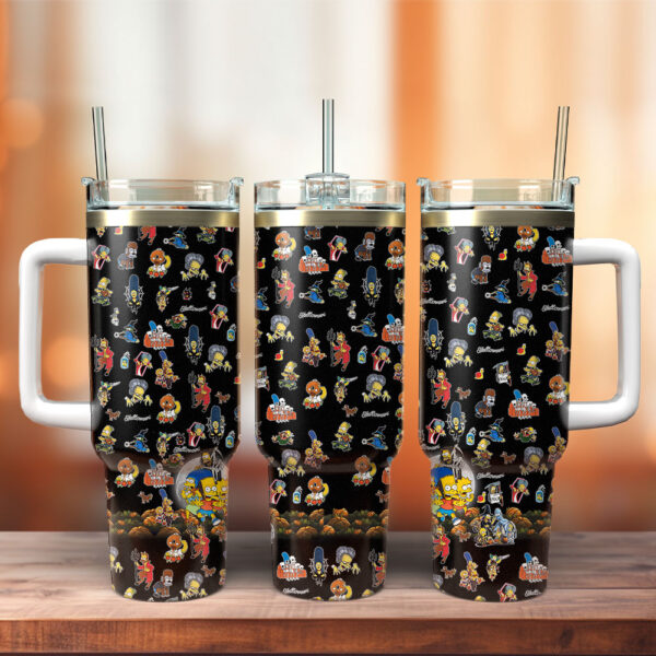 The Simpsons Stanley Cup Tumbler 40oz TV Show Themed Insulated Drinkware With Handle