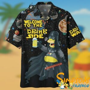 The Simpsons Welcome To The Drinks Side Hawaiian Shirt