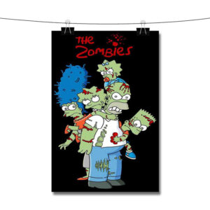 The Simpsons Zombies Poster Wall Decor 1