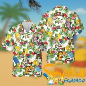 Tv Series The Simpsons Summer Vacation Hawaiian Shirt Hot Sale 2025